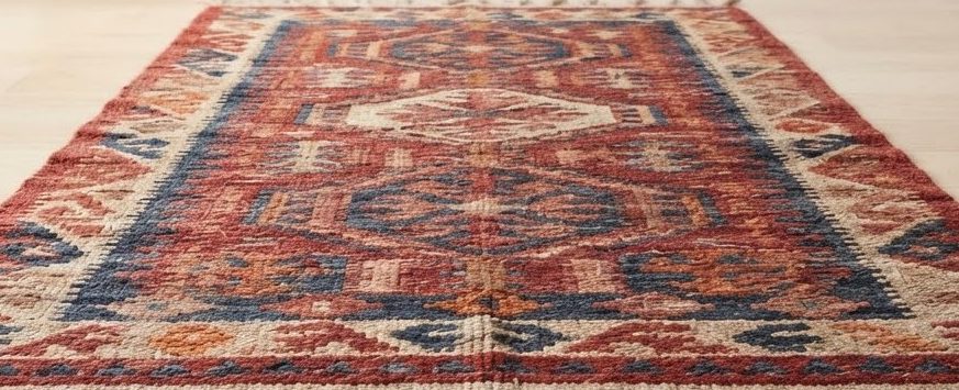Kilim Flatweave Runner — detail view